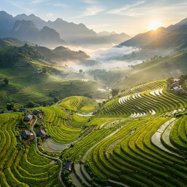 Vietnam rice terraces